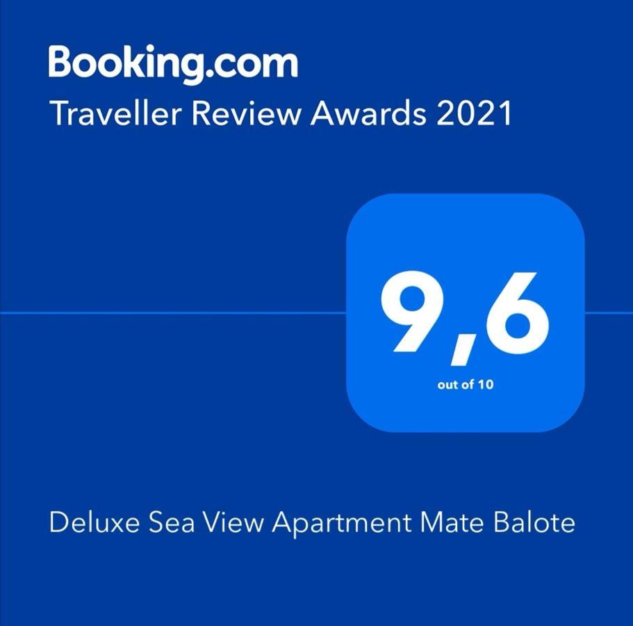 Deluxe Sea View Apartment Mate Balote غييكا المظهر الخارجي الصورة